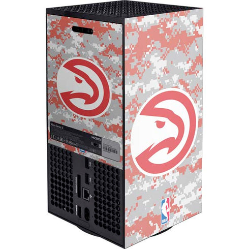 NBA Atlanta Hawks Digi Camo XBox Series X Digital Edition Console Skin