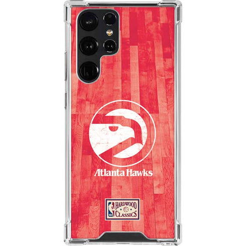NBA Atlanta Hawks Hardwood Classics Galaxy S23 Ultra Clear Case