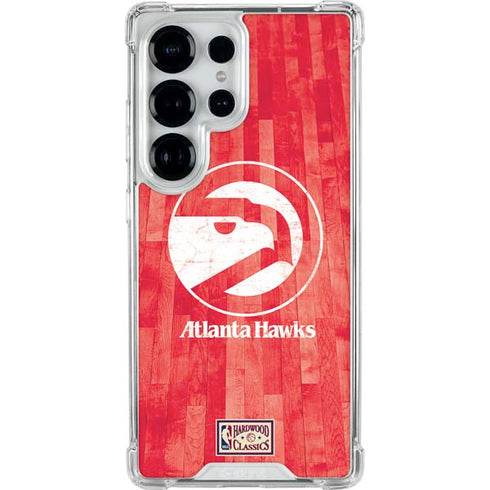 NBA Atlanta Hawks Hardwood Classics Galaxy S25 Ultra Clear Case