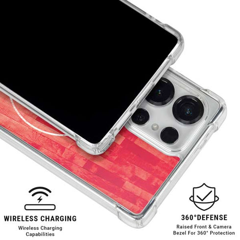 NBA Atlanta Hawks Hardwood Classics Galaxy S26 Ultra Clear Case
