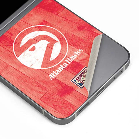 NBA Atlanta Hawks Hardwood Classics Galaxy Z Flip6 Skin