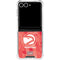 NBA Atlanta Hawks Hardwood Classics Galaxy Z Flip7 Clear Case