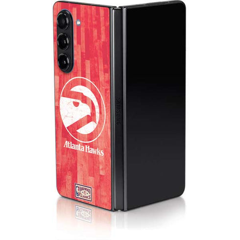 NBA Atlanta Hawks Hardwood Classics Galaxy Z Fold5 5G Skin