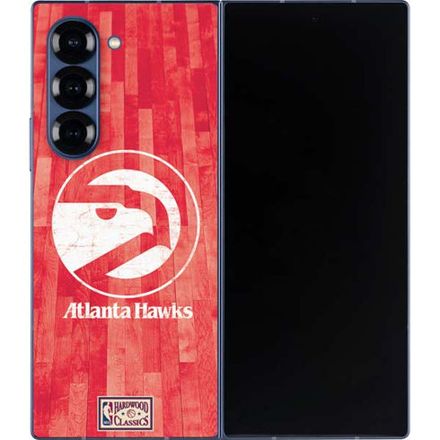 NBA Atlanta Hawks Hardwood Classics Galaxy Z Fold6 Skin