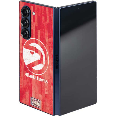 NBA Atlanta Hawks Hardwood Classics Galaxy Z Fold6 Skin