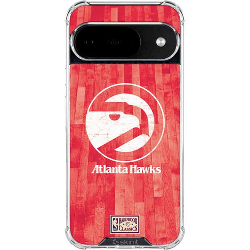 NBA Atlanta Hawks Hardwood Classics Google Pixel 10 Clear Case
