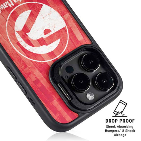 NBA Atlanta Hawks Hardwood Classics iPhone 15 Pro Kickstand Case