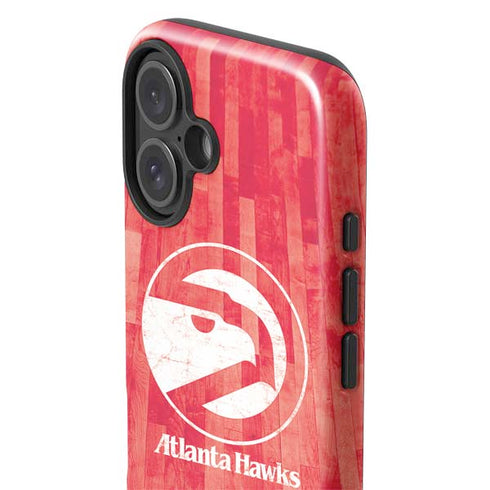 NBA Atlanta Hawks Hardwood Classics iPhone 16 Impact Case