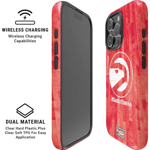 NBA Atlanta Hawks Hardwood Classics iPhone 16 Pro Magsafe Impact Case