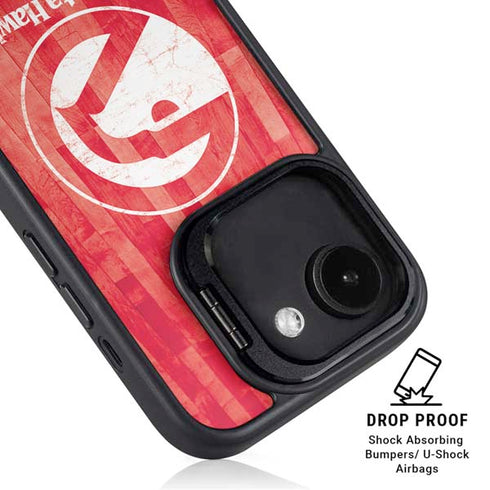 NBA Atlanta Hawks Hardwood Classics iPhone 16e Kickstand Case