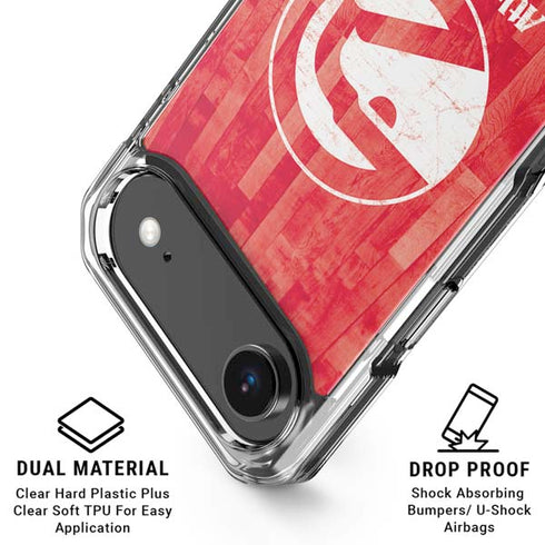 NBA Atlanta Hawks Hardwood Classics iPhone 17 Air Clear Case
