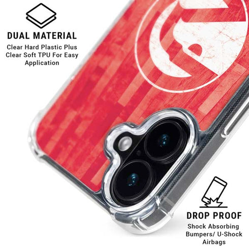 NBA Atlanta Hawks Hardwood Classics iPhone 17 Clear Case