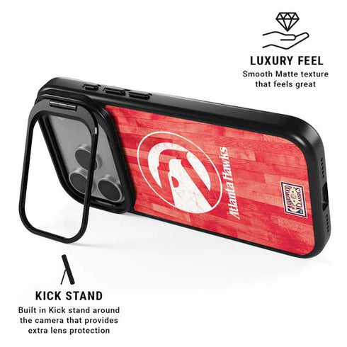 NBA Atlanta Hawks Hardwood Classics iPhone 17 Pro Kickstand Case