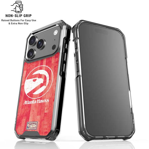 NBA Atlanta Hawks Hardwood Classics iPhone 18 Pro Clear Case