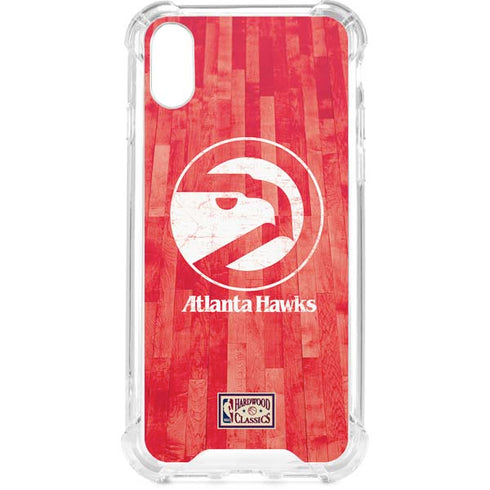NBA Atlanta Hawks Hardwood Classics iPhone XS Clear Case