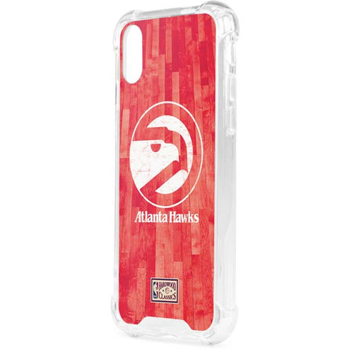 NBA Atlanta Hawks Hardwood Classics iPhone XS Clear Case