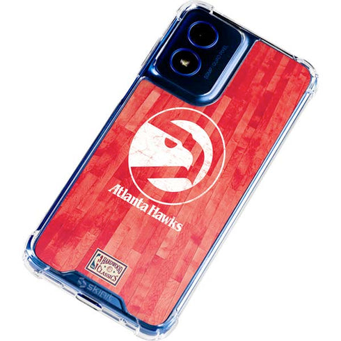 NBA Atlanta Hawks Hardwood Classics Moto G Play 4G (2024) Clear Case