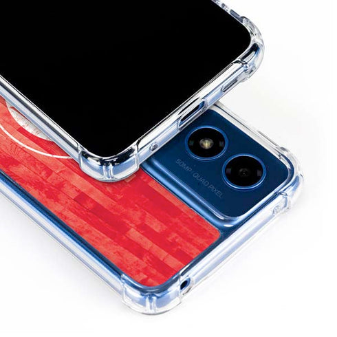 NBA Atlanta Hawks Hardwood Classics Moto G Play 4G (2024) Clear Case