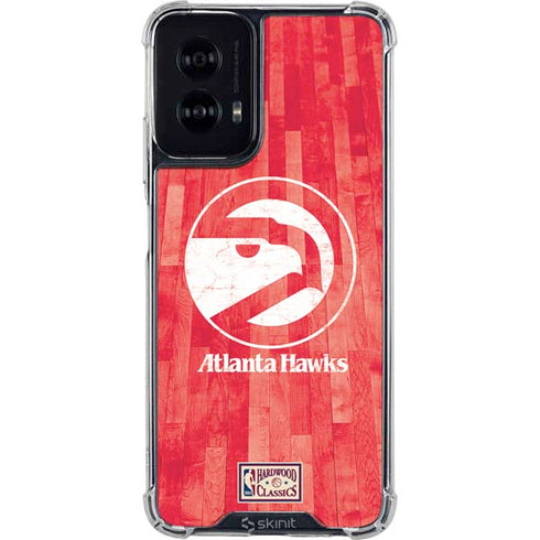 NBA Atlanta Hawks Hardwood Classics Moto G Power 5G (2024) Clear Case