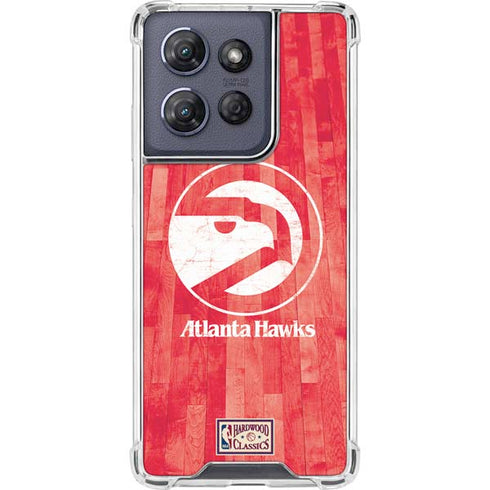 NBA Atlanta Hawks Hardwood Classics Moto G Stylus 5G (2025) Clear Case
