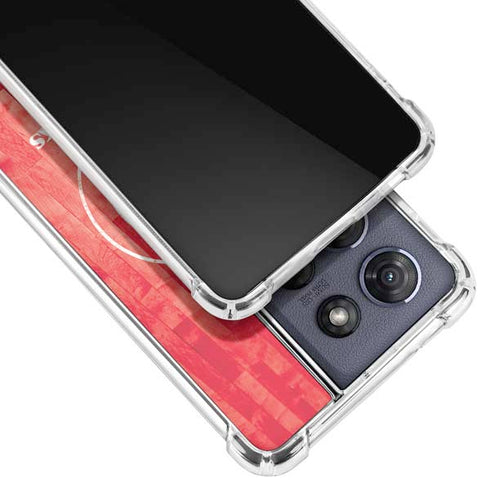 NBA Atlanta Hawks Hardwood Classics Moto G Stylus 5G (2025) Clear Case
