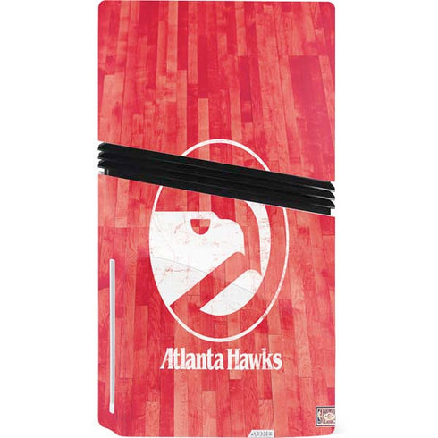 NBA Atlanta Hawks Hardwood Classics PS5 Pro Disk Console Skin