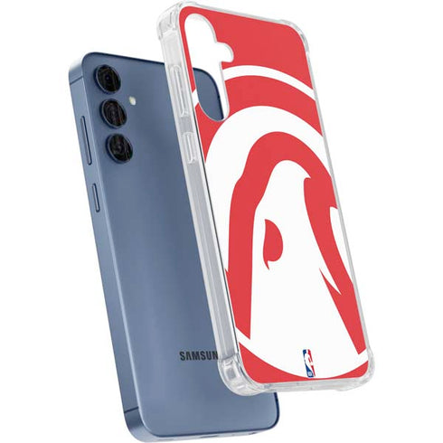 NBA Atlanta Hawks Largo Logo Galaxy A55 5G Clear Case
