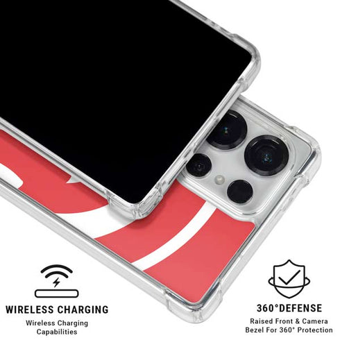 NBA Atlanta Hawks Largo Logo Galaxy S25 Ultra Clear Case