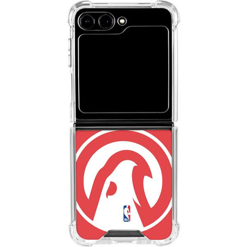 NBA Atlanta Hawks Largo Logo Galaxy Z Flip6 Clear Case