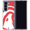 NBA Atlanta Hawks Largo Logo Galaxy Z Fold5 5G Clear Case