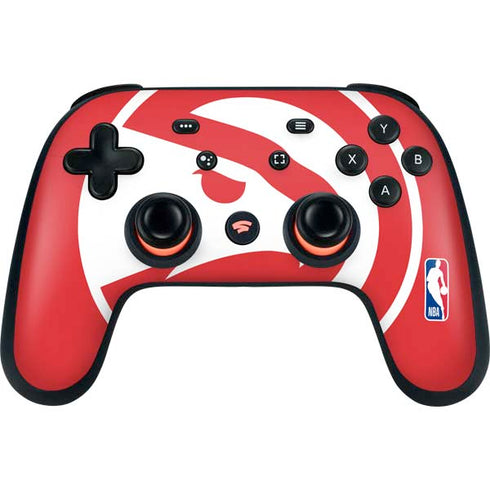NBA Atlanta Hawks Largo Logo Google Stadia Controller Skin