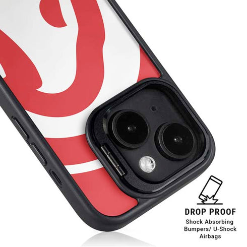 NBA Atlanta Hawks Largo Logo iPhone 14 Plus Kickstand Case
