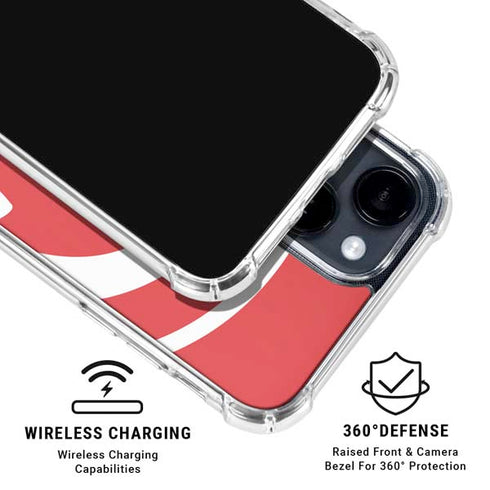 NBA Atlanta Hawks Largo Logo iPhone 15 Clear Case