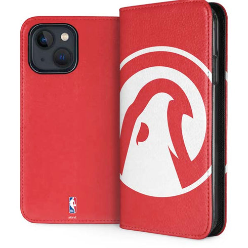 NBA Atlanta Hawks Largo Logo iPhone 15 Plus Folio Case
