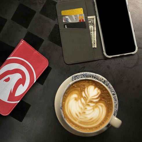 NBA Atlanta Hawks Largo Logo iPhone 15 Plus Folio Case