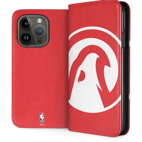 NBA Atlanta Hawks Largo Logo iPhone 15 Pro Folio Case