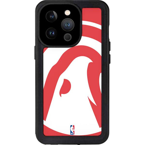 NBA Atlanta Hawks Largo Logo iPhone 15 Pro Waterproof Case