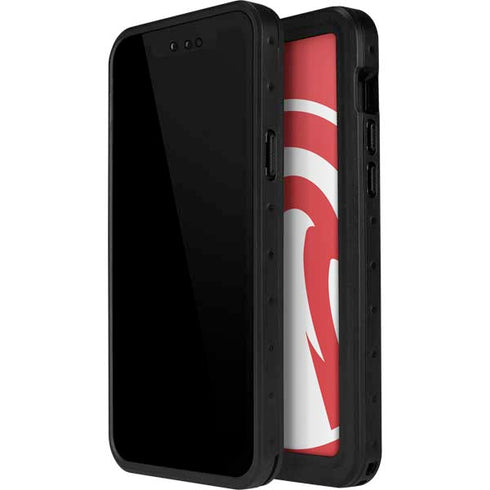 NBA Atlanta Hawks Largo Logo iPhone 15 Pro Waterproof Case