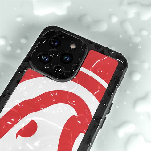 NBA Atlanta Hawks Largo Logo iPhone 15 Pro Waterproof Case