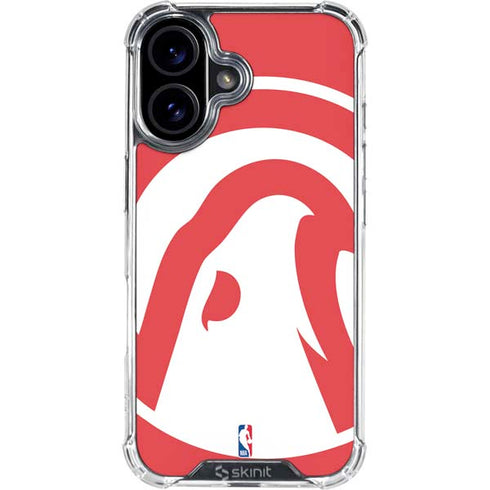 NBA Atlanta Hawks Largo Logo iPhone 16 Clear Case
