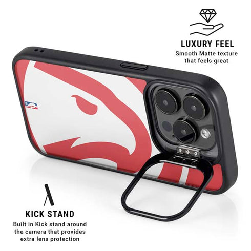 NBA Atlanta Hawks Largo Logo iPhone 16 Pro Max Kickstand Case
