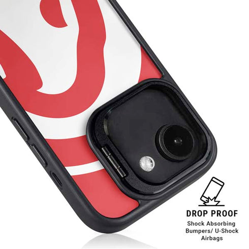 NBA Atlanta Hawks Largo Logo iPhone 16e Kickstand Case