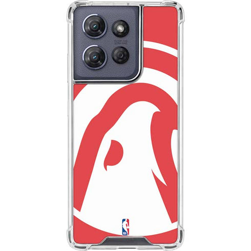 NBA Atlanta Hawks Largo Logo Moto G Play 5G (2025) Clear Case