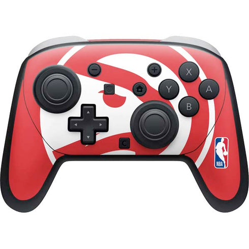 NBA Atlanta Hawks Largo Logo Nintendo Switch 2 (2025) Pro Controller Skin