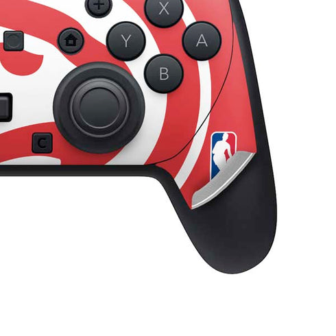 NBA Atlanta Hawks Largo Logo Nintendo Switch 2 (2025) Pro Controller Skin