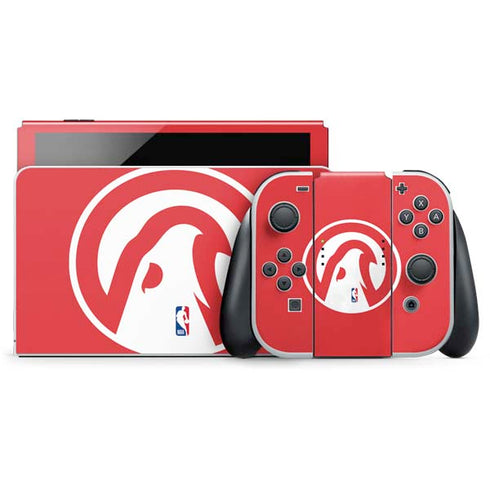 NBA Atlanta Hawks Largo Logo Nintendo Skins