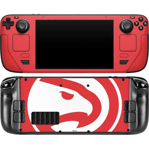 NBA Atlanta Hawks Largo Logo Steam Deck Handheld Gaming Computer OLED Skin