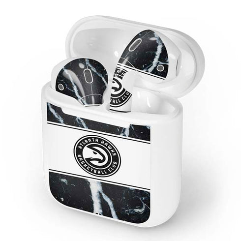 NBA Atlanta Hawks Marble Apple AirPods Skin