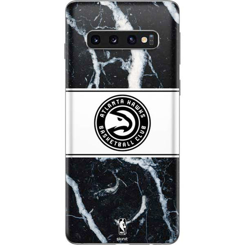 NBA Atlanta Hawks Marble Galaxy S10 Skin