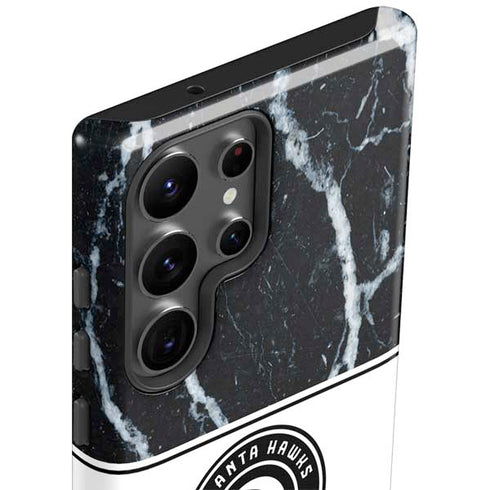 NBA Atlanta Hawks Marble Galaxy S23 Ultra Pro Case